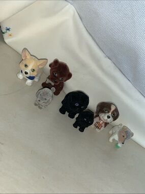 In my pocket flocked dog figurines y2k
Lot of 7